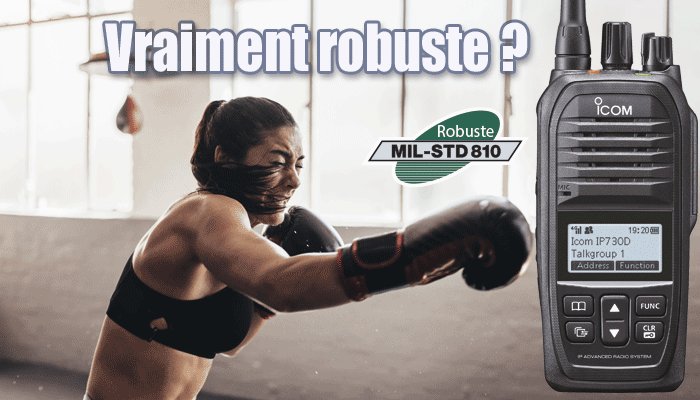 Robuste MIL-STD810 pour les professionnels